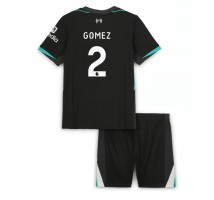 Liverpool Joe Gomez #2 Koszulka Wyjazdowa dzieci 2024-25 Krótki Rękaw (+ krótkie spodenki)